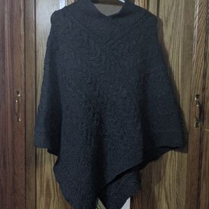100 % wool irish poncho